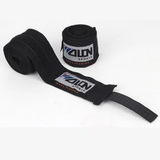 拳擊手綁帶 拳擊綁帶 手綁帶 拳擊繃帶 拳擊纏手帶 運動綁帶 健身 泰拳 搏擊 綜合格鬥 拳擊護具, 拳擊手綁帶｜黑色,3米(一對), 1個