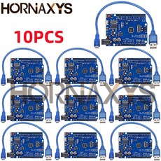 10PCS UNO R3 보드 케이블 USB TYPE ME 16MHZ CH340G 개발 AU 28P, R3 cable 10PCS