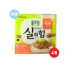 생산직송 [빠른배송] 풀무원 국산콩 냉동나또, 49.5g, 4개