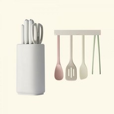 [] 모도리 깔끔 칼세트+마그넷 조리도구 세트(2colors), 멀티 컬러