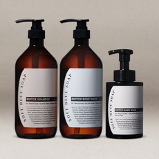 쇼핑백 증정 멈칫 대용량 클렌징 3종 세트 샴푸 1000ml+바디워시 1000ml+핸드워시 500mlx2, 바이오톡스 바디워시 소프트 블루솝 1000ML, 바이오톡스 샴푸 소프트 블루솝 1000ML, 바이오톡스핸드워시소프트블루솝500ml(2개입)