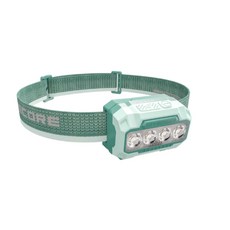 Nitecore HA23 UHE 600流明 輕量頭燈 MCT多色溫 越野跑 夜跑 56克 雙電源 AAA, 1個, 綠色標配+HLB1500, 綠色