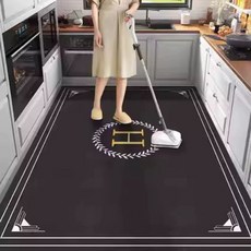 대형 규조토 발매트 싱크대 논슬립 주방매트 주방 40X60 신선한, 1개, P. H