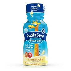 Abbott 애보트 페디아슈어 그로우 앤 게인 영양 쉐이크 바나나 237ml x 12팩 Grow, 12세트, 12개