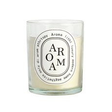 AROMA 香薰蠟燭 荔枝白茶香 170g 玻璃杯裝 室內香氛 贈禮首選, 1件, 荔枝白茶