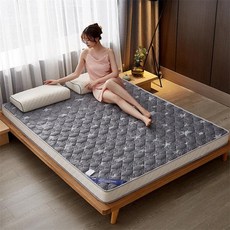 두꺼운 매트리스 꿀잠 푹신한 폭신한 기숙사 라텍스 접이식 손님용, 1cm, 스타그레이 5cm 항균 방습