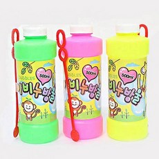비눗방울 버블건 놀이 리필 용액 보충 액체 500ml, 1개, 기타