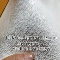 1.5mm 화이트 드래곤 스케일 패턴 소가죽. 탑그레인 가죽. 천연 가죽 소재. 핸드메이드 DIY 가방 만들기. 전체 시트 절단, [00] 20X30센티미터, [00] Litchi grain