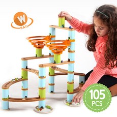 집소 [친환경교구] 우디레일105피스+교재2권(step1+step2)