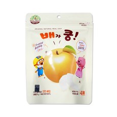 해호 뽀로로 동결건조과자 배가 쿵 천연 과일칩 15g, 3개