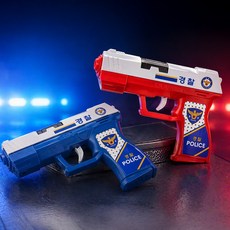 문스스토어어 폴리스전자총[A8~9] 폴리스장난감총, 1개, 색상랜덤, 6세