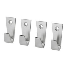 IKEA 折疊式掛勾 可收式掛勾 壁掛式掛衣勾, 1個, BLECKA 掛鉤  4件裝