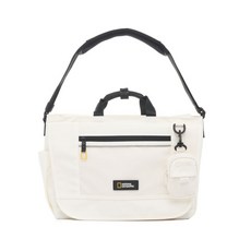 내셔널지오그래픽 K3KCR510 메쉬메신저백V2 IVORY