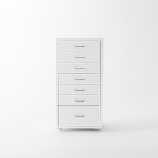 비유가구 Glyndwrs 7 서랍장 수납, 7개, 화이트