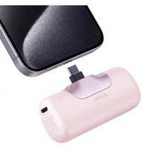 iWALK 第六代口袋行動電源 5500mAh 快充20W 快速充電 iPhone 16 15, 漾粉, LPB5500PC