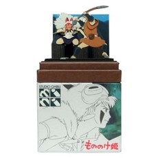 지브리 모형 집 종이접기모형 이웃집토토로 마녀배달부키키 라퓨타 센과치히로의 행방불명, 청색 MP07-136