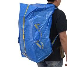 IKEA 등에 매는 빨래방 가방 백팩 런드리백 이불세탁 지퍼형 빅사이즈 대형