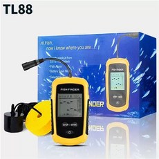 RICANK 휴대용 물고기 디스플레이 카약 및 기어 깊이 해안 아이스 LCD 유선 낚시 파, A. TL88