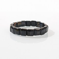 【杰鴻】藍虎眼手排材料，方形扁珠10X10MM，寶石珠珠DIY手工材料，手作飾品配件, 1個, 10X10MM, 藍虎眼