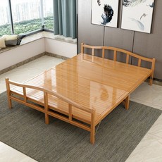 야외 원목 대나무 평상 접이식 테이블 옥상, G. 1.5x1.96m