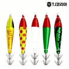 한치슷테 2개입 오징어 낚시 미끼 바다낚시 장비 수심 측정기 루어 장갑 스피닝 릴 조정, 옥수수