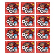 [마켓찐몰] 니신 니씬 시스코 크리스피 초코 51g 일본 초코 과자, 12개