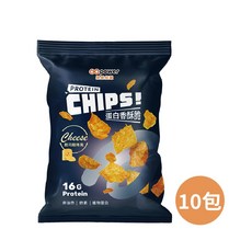 GOpower果果能量 蛋白香酥脆 起司龍捲風口味, 10包, 33g