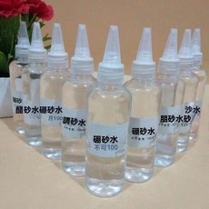 史萊姆專用成型水 100ml DIY起泡膠/水晶泥適用, 1個, 100ml透明硼砂水,100毫升