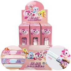 캐치티니핑 사워마시멜로우 캠핑 구워먹는 간식 개별포장 딸기향, 9개, 65g