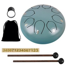 노트 부채 드럼 가방 스틱 레인 악기 엔터테인먼트 명상 요가 선 선물, 1개