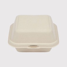 일체형 햄버거 포장용기 크라프트 B-003K, 1세트, 50개입