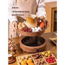 휴대용 미니 전기레인지 캠핑용 원형 제품 가정용 인덕션 1구, 1. 2200W 고출력 3종 안전 난로