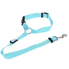 딜헤븐 강아지 차량 안전벨트, 스카이블루, 1개