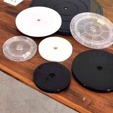 솔이 꽃꽂이 돌림판 BS-23 23cm 플라스틱돌림판, 화이트 유광