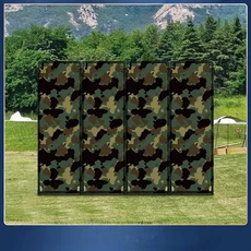 이동식 파티션 칸막이 공간분리 다용도 야외 격리 폴딩펜스, 58*110cm(4pcs)