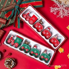 聖誕節裝飾品小火車擺件兒童玩具小禮品創意平安夜禮盒幼稚園禮物 EIAJ, 1個, 紅色聖誕小火車【禮盒裝】