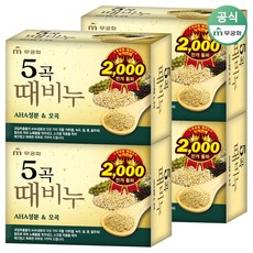 무궁화 오곡때비누, 90g, 4개입