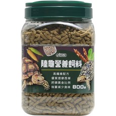 金金水族 陸龜飼料 ISTA 伊士達 陸龜高纖飼料 營養飼料 蘇卡達 紅腿 兩棲爬蟲飼料 烏龜飼料 龜飼料 烏龜, 1個, I-362營養飼料800g-小粒