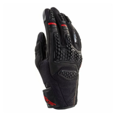 Clover GTS-3 防摔手套 網布皮革 觸控, 黑