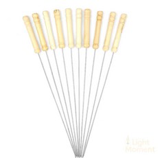 LM6 바비큐 꼬치 10p 스텐꼬지 마시멜로우캠핑바비큐꼬챙이