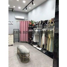 피팅룸 U자형 커튼봉 옷가게 칸막이 탈의실 온리픽, 소재 샘플, 1개, 러블리핑크