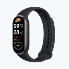샤오미 미밴드 9 스마트밴드, 미드나잇 블랙, 4.1cm, 블루투스
