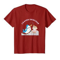 Crayon Shin-chan 크레용 신짱 히마와리와 시로 낚시 놀이 티셔츠