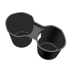 센터 콘솔 컵 홀더 인서트 2025 스바루 포레스터 베이스와 호환 프리미엄 스포츠 리미티드 투어 전면 소프트 실리콘 음료 컵 홀더 인서트 라이너 내부 액세서리(블랙), 센터 콘솔 컵 홀더 인서트, 2025 스바루 포레스터, 1개