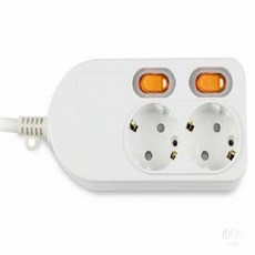 개별스위치형 전선형 콘센트 2구 긴거 5m 멀티탭 전기 길이