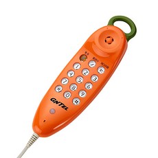 지앤텔 GS-620 오렌지 벽걸이전화기 유선전화기