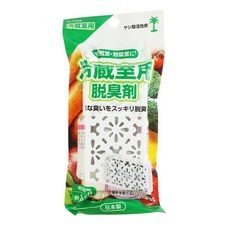 日本製 冰箱除臭劑 冷藏室冷凍室除臭 蔬菜室除臭 消臭 C-1704 C-1703, 1個, 白色C-1703 冷藏用