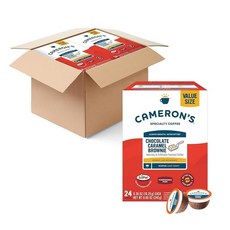 Cameron's Coffee 1인용 포드 바닐라 헤이즐넛 72개(1팩), 초콜릿 캐러멜 브라우니, 96개입 (1팩), 1