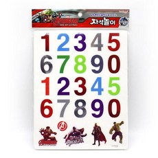 어벤져스캐릭터 숫자 자석 놀이, 1개