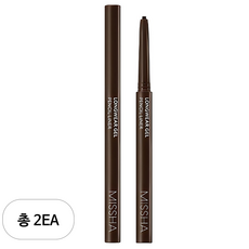 미샤 롱웨어 젤 펜슬 라이너 0.14g, 피칸 브라운, 2개